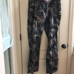 Dressy fern print pants